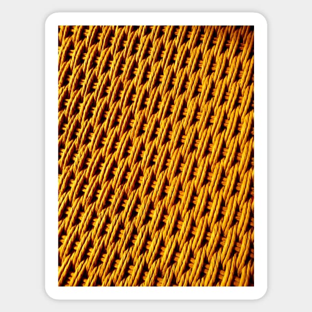 Amber Weave Sticker by thadz